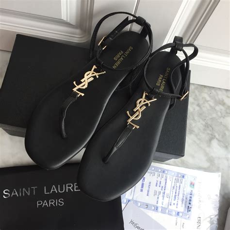 ysl shoes flats|saint laurent denim shoes.